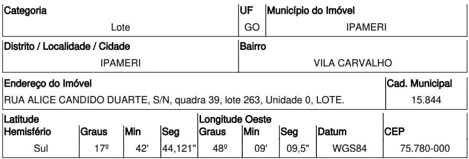 Terreno - Ipameri - Desocupado — foto 2
