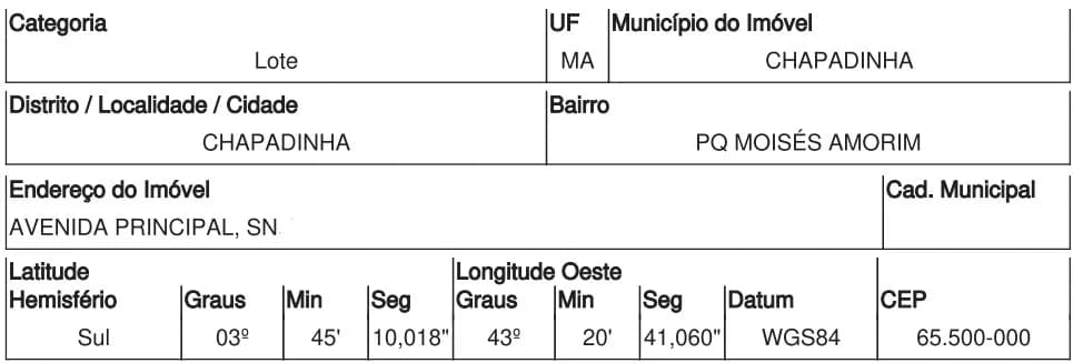 Terreno - Chapadinha - Desocupado — foto 4