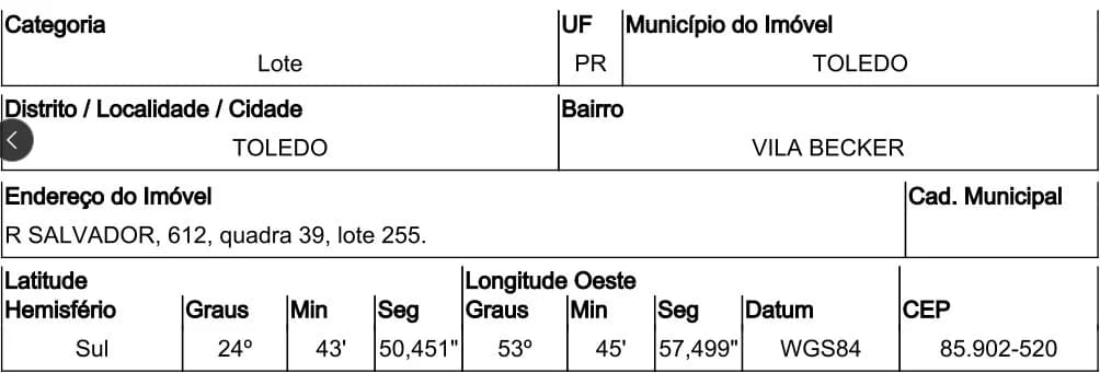 Terreno - Toledo - Desocupado — foto 2