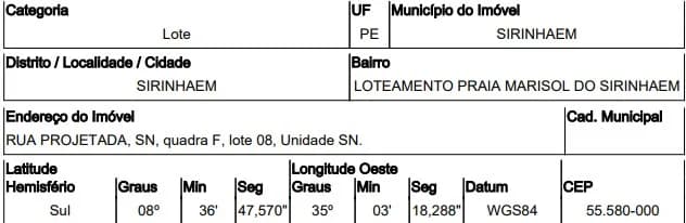 Terreno - Sirinhaem - Ocupado — foto 2