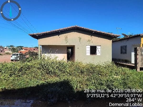 Casa - 2 Quartos - Demerval Lobao - Desocupado — foto 2