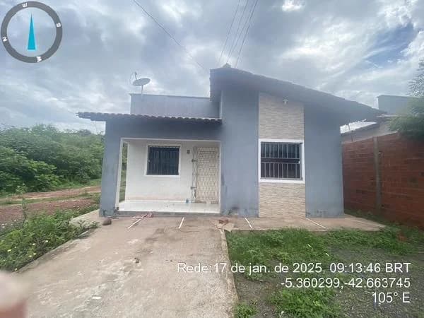 Casa - 2 Quartos - Demerval Lobao - Ocupado — foto 2